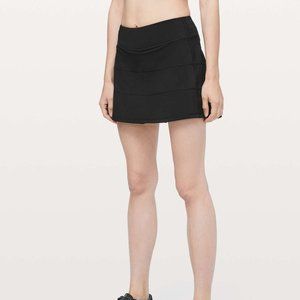 NWT Lululemon Pace Rival Skirt Black *2 Tall*